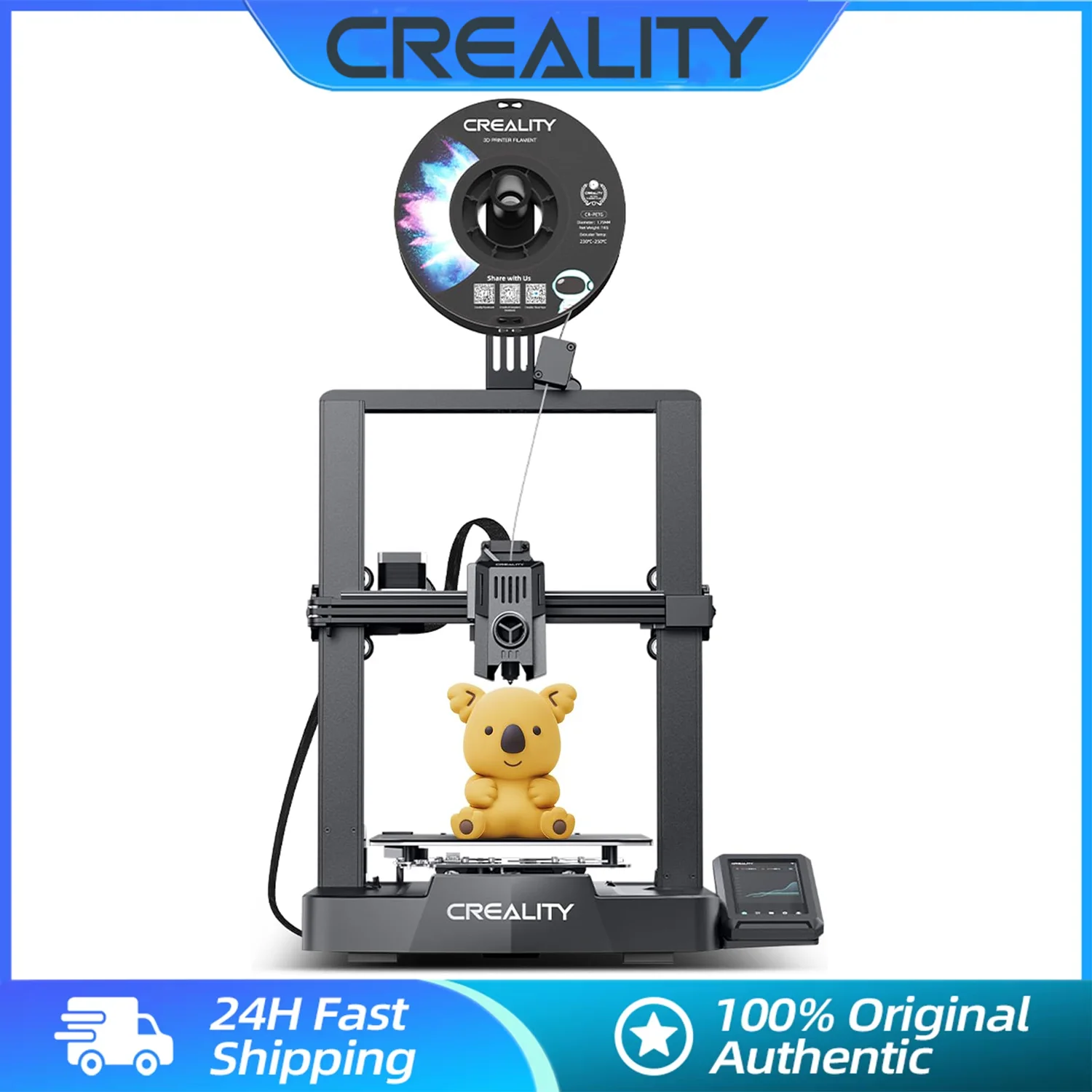 Creality Ender-3 V3 KE 3D Printer 500 mm/s Max Speed Printing Smart  Auto-Leveling Sprite Direct Extruder Supports 300℃ Printing