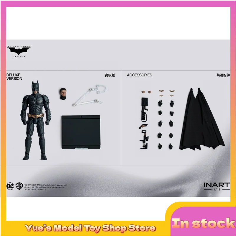 【In Stock】Bell Bat The Dark Knight Rises Deluxe Edition 1/12 Action Figure Anime Model Toy Collection Gift Doctor Doom view 3