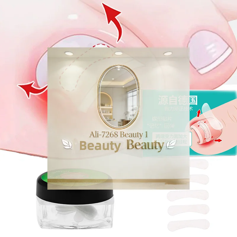 10 قطعة أداة تصحيح أظافر نام استقامة كليب هدفين نام تو مسمار العلاج رقعة مرنة ملصق باديكير أداة