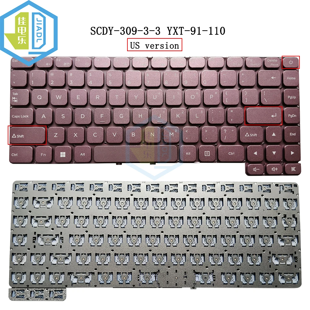 New US English Rose Gold Blue keyboard for SUXI S1 SCDY-309-3-2 YXT-91-108SCDY-309-3-3 YXT-01-110 Keyboard Replacement