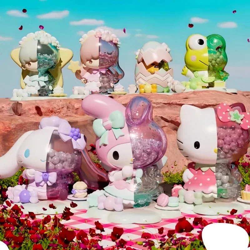 

Genuine Mighty Jaxx Sanrio Floral Daydream Series Blind Box Trendy Play Hellokitty Anime Figure Decoration Collection Toy Gifts