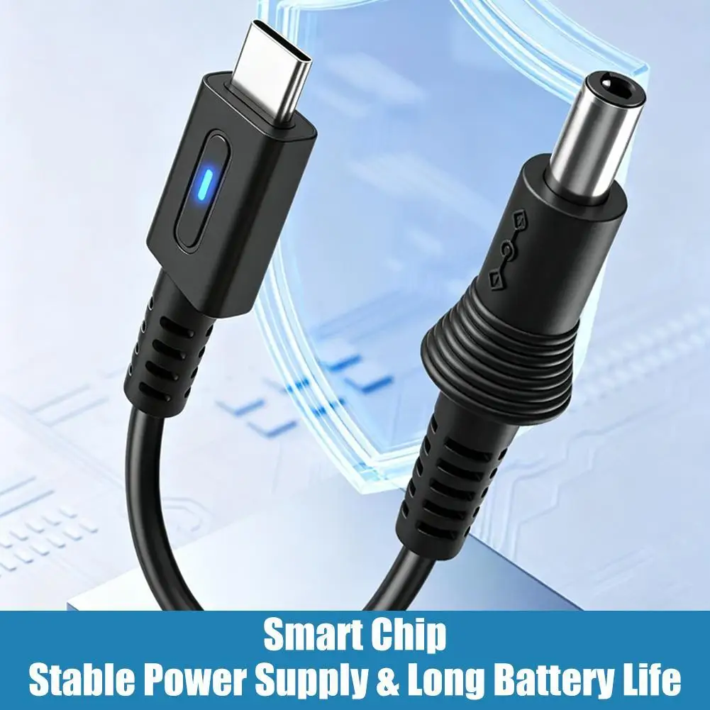 LED Type C Power Adapter for Sega Genesis 1 – USB C to Console Charging Cable, Retro Game Console Converter Cord Accessories
