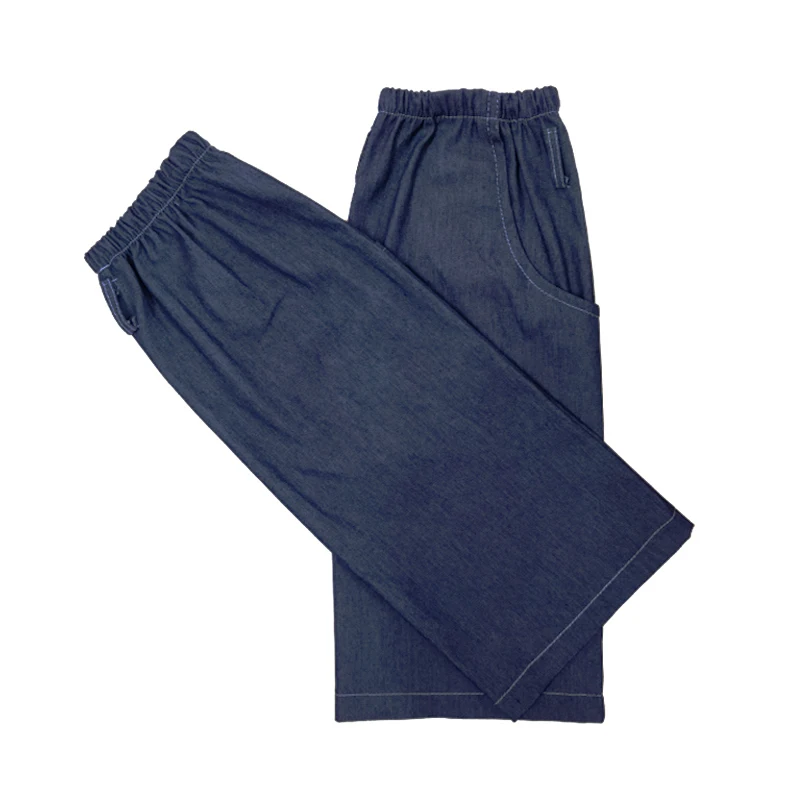 Denim Socks For Women Pockets Designed Blue Leg Warmer With White Belt Casual Hosiery Harajuku Streetwear 2025 Spring One Pair