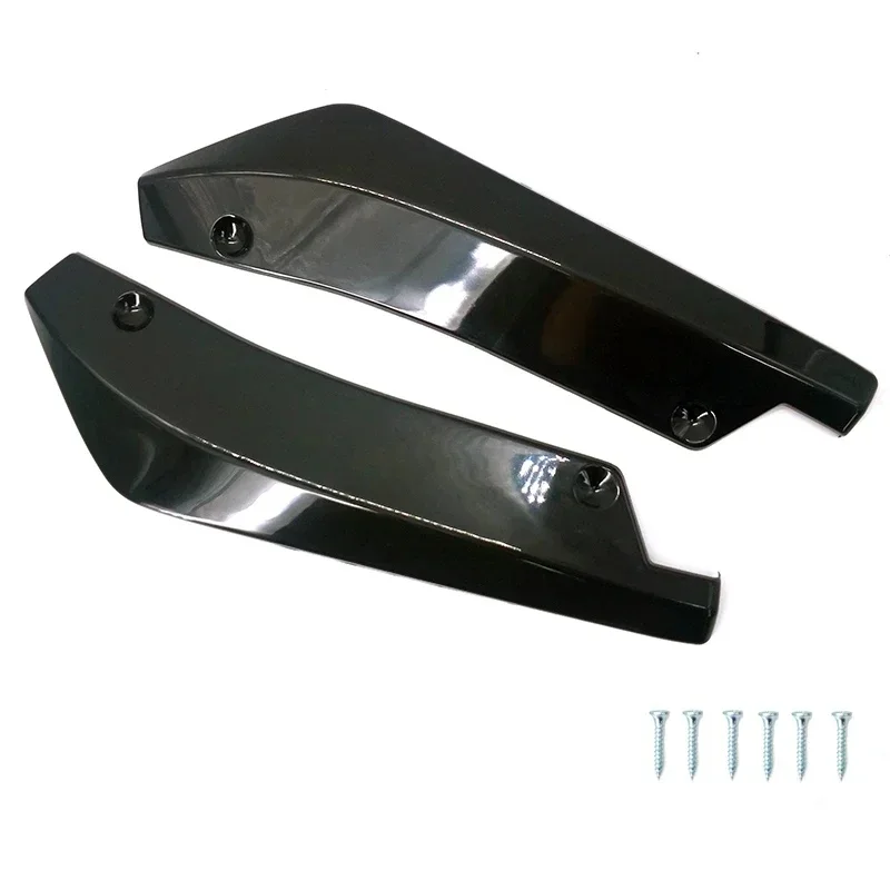 High Quality Universal Bumper Lip Spoiler Diffuser Splitter Carbon Fiber Winglets Side Skirt Extension Scratch Protector Auto Ac