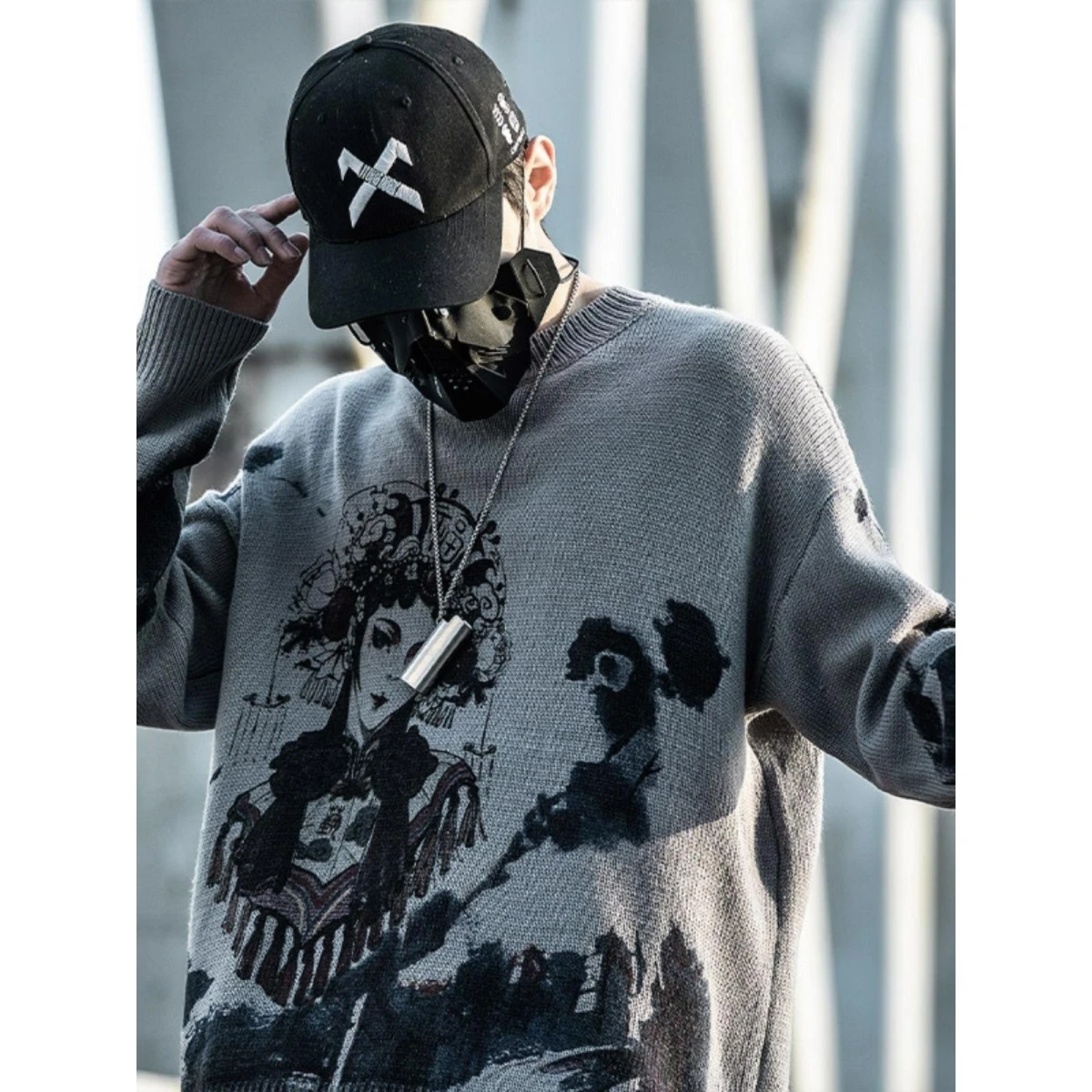 

Loose Men's Knitted Sweater Autumn Winter New Sle Faionable Outerwear round Ne Pullover Versatile Comfortable Polyester