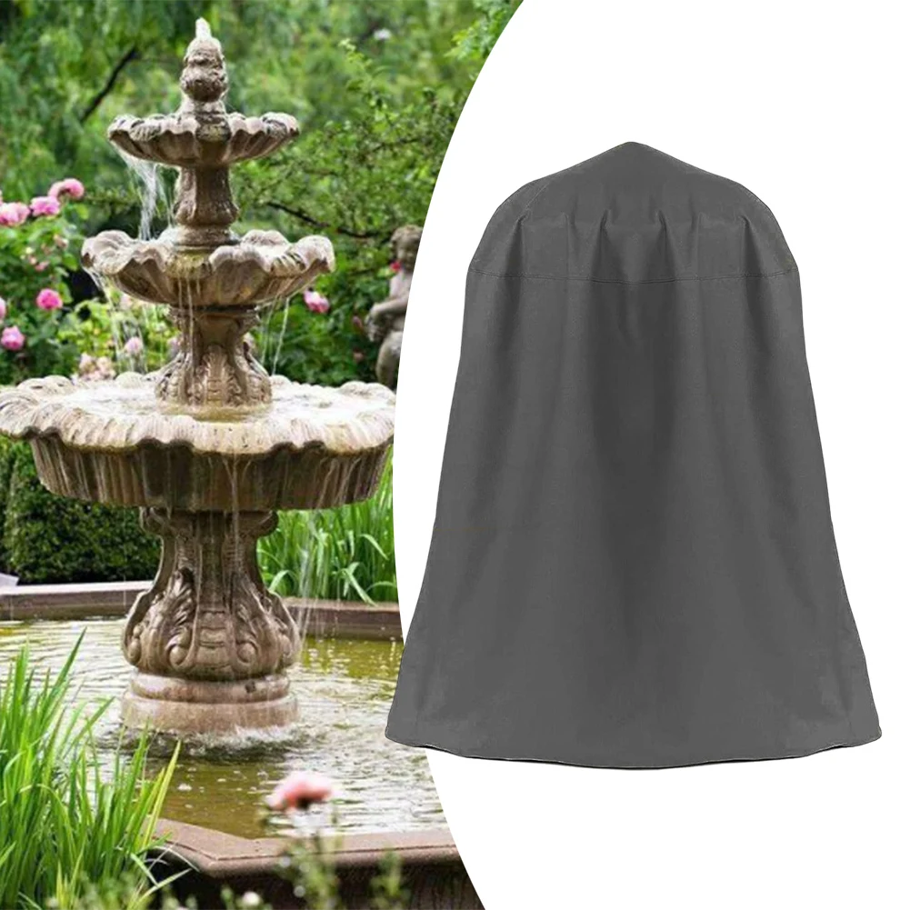 

Sturdy Winter Fountain Cover from 210D Oxford Fabric Protects Against Rain and Snow for Year Round Maintenance