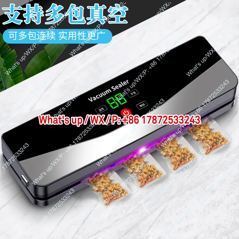 USB charging vacuum sealing machine for home use, fully automatic wireless export, portable