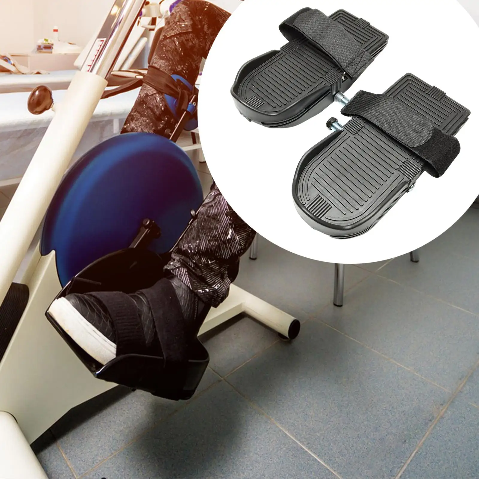 

2Pcs Fixed Leg Support Brace Foot Pedal Support Professional Non Slip Sturdy