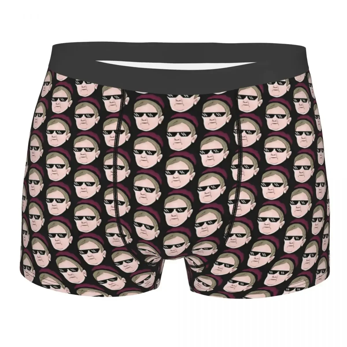 Cool Glasses Man's Boxer Briefs Hasbulla Magomedov Breathable Funny Underwear Top Quality Print Shorts Gift Idea