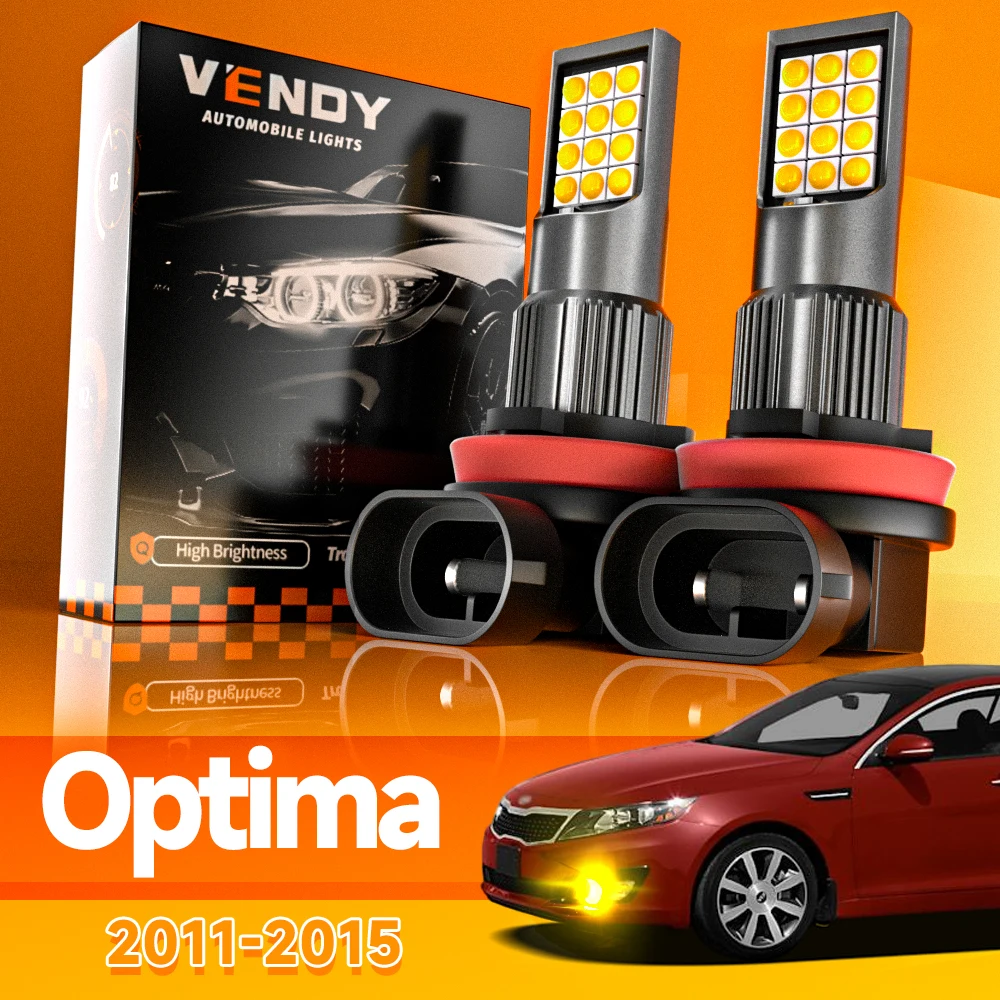 

2pcs For Kia Optima 2011-2015 LED Fog Light 2012 2013 2014 Canbus Accessories