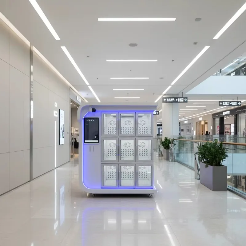 Customized Vending Machine Flower 24 Hours Self Service Smart Automatic Fridge Flower Locker Vending Machine Flower Trade