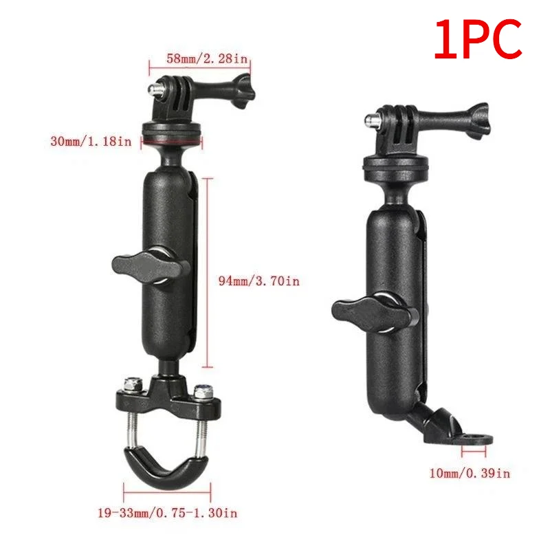 #1PC Metal Motorcycle Bicycle Camera Holder Handlebar Mirror Mount Bike Bracket For Action Camera Accessories