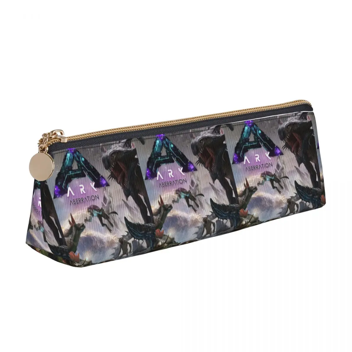 Étui à crayons pour femmes et hommes, avec affiche Ark Survival Evolved Aberration, boîte à stylos pour étudiants, sac à crayons, fournitures de papeterie, sac porte-stylos