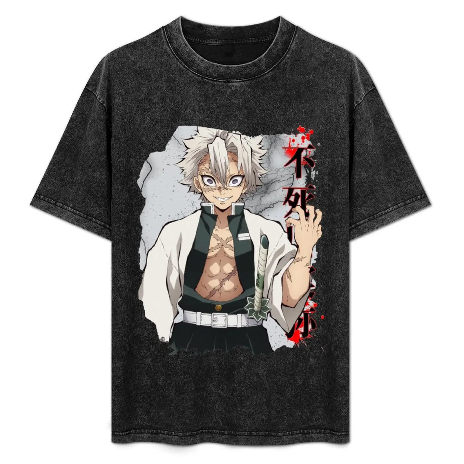 

Sanemi - The Wind Pillar T-Shirt funny costumes plus size tops summer shirt fruit of the loom mens t shirts