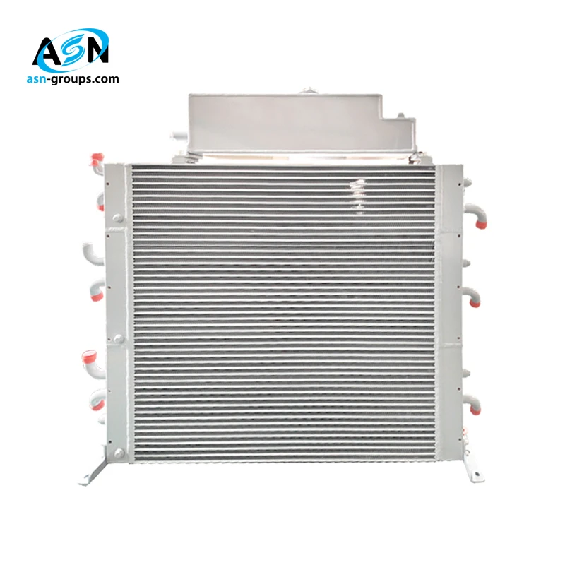 Competitive Price New Truck Mounted Crane SPAL DC 12/24V Fan Oil Cooler Plate Heat Exchanger Aluminum Core Motor Engine