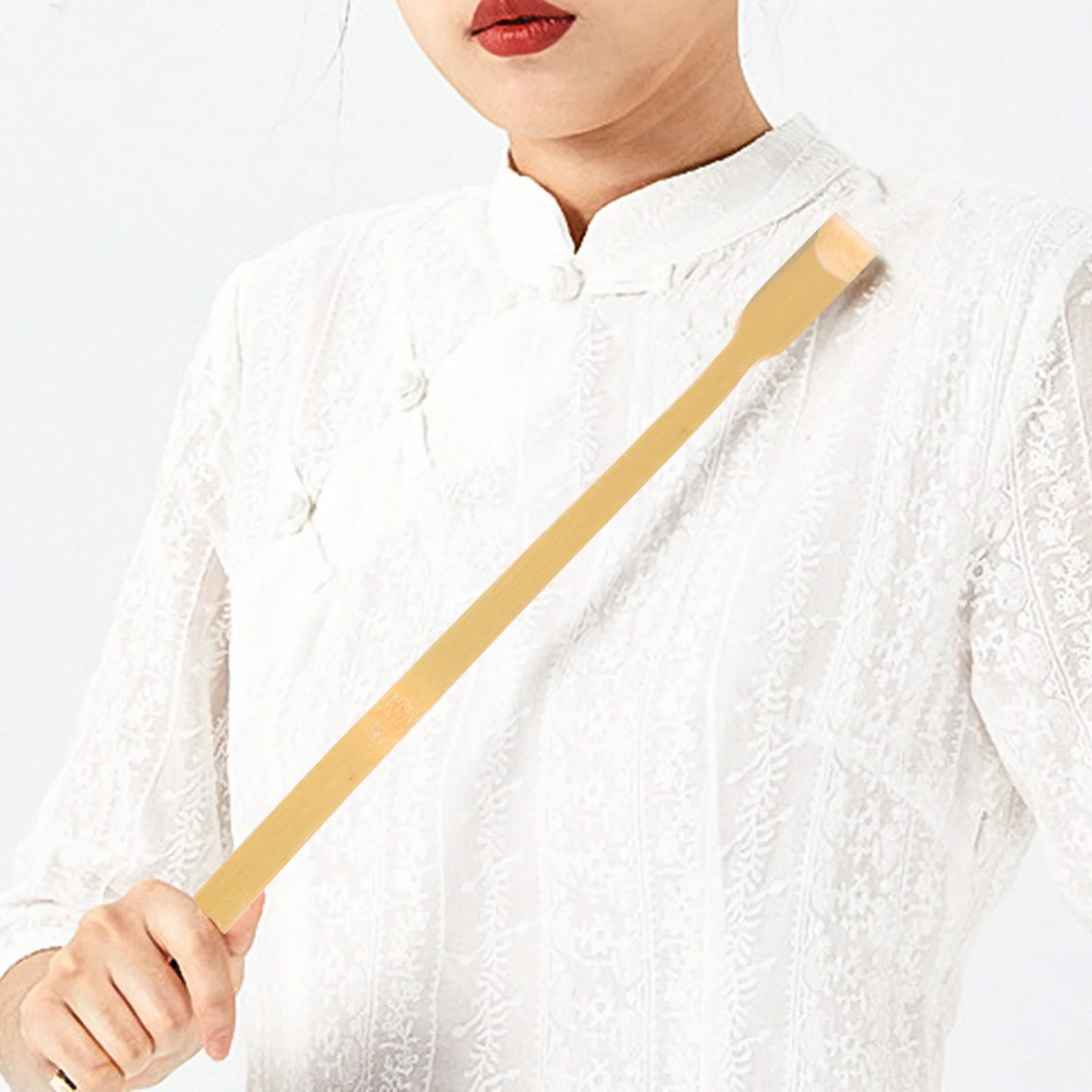 

Набор из 4 бамбуковых чесалок для спины: эргономичный дизайн для труднодоступных мест, снимает зуд, портативный массажер-чесалка для тела