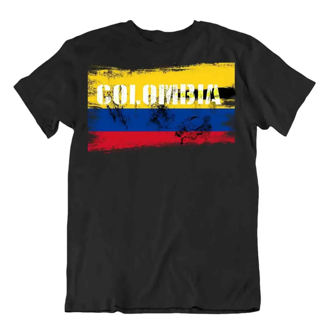 Camiseta con bandera de Colombia, camiseta con mapa de la ciudad, recuerdo especial de la libertad y la orden