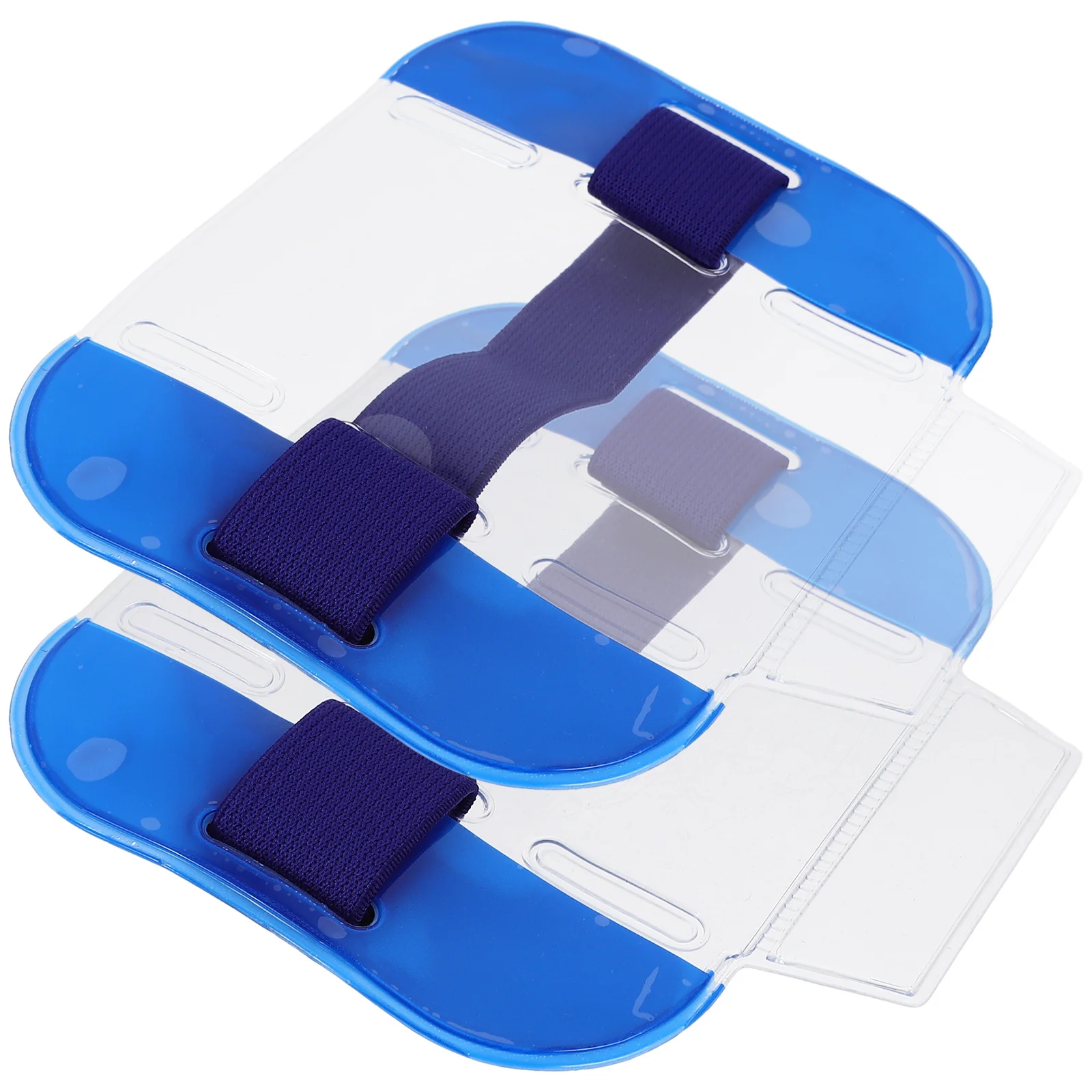 

2 шт. красочный держатель для бейджа безопасности, регулируемый рукав для идентификационной карты, ПВХ, нейлон, легкий защитный ремешок, держатель для бейджа безопасности