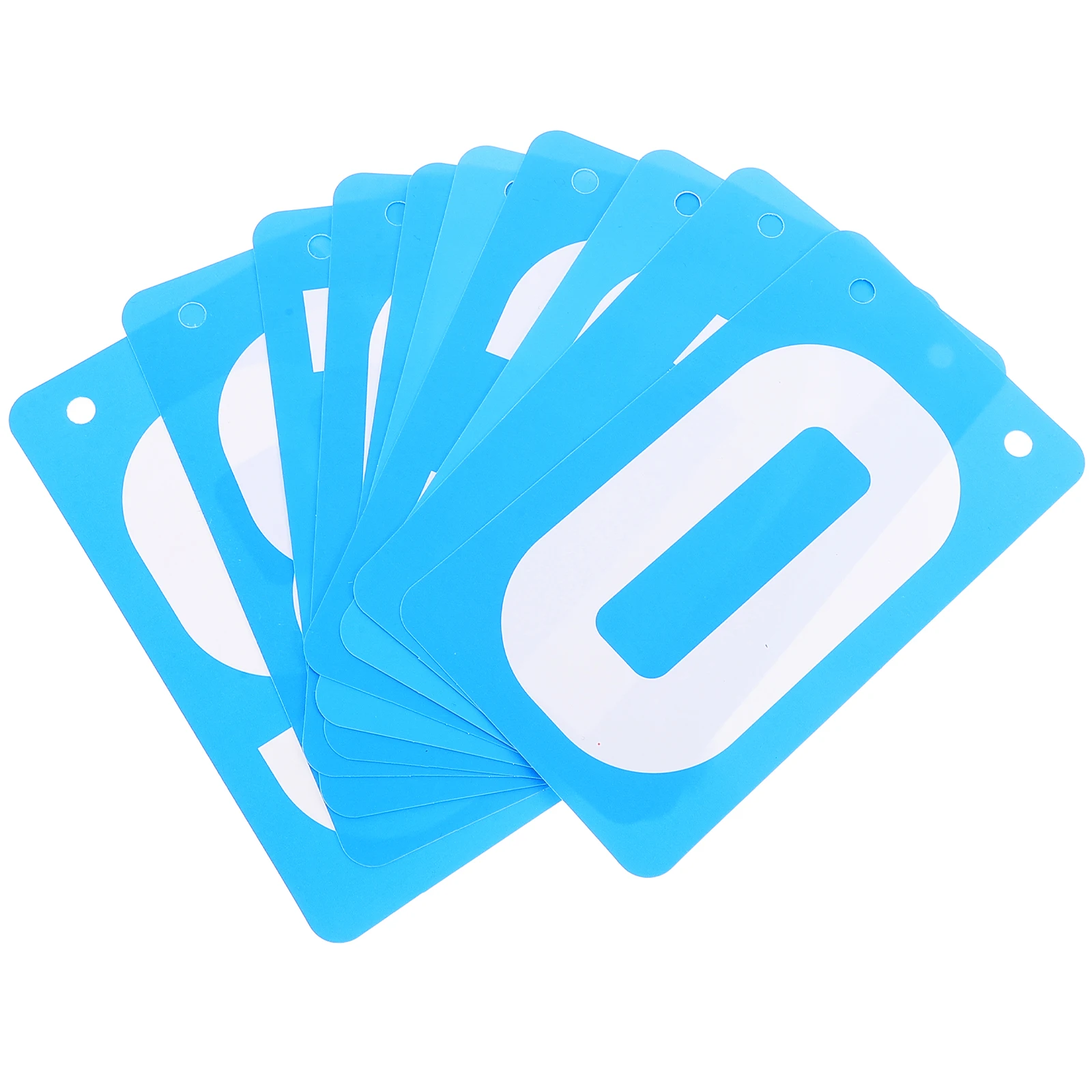 

10 Pcs Score Card Keeper Blue Red Numbered Cards Portable Scoreboard for Sports Tennis Football Match Accessories Flip