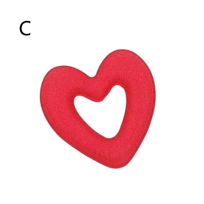 1Pc Hair Donut Bun Heart Maker Magic Foam Sponge Hair Styling Tool Princess Hairstyle Hair Bands Hair Accessories (Random Color)