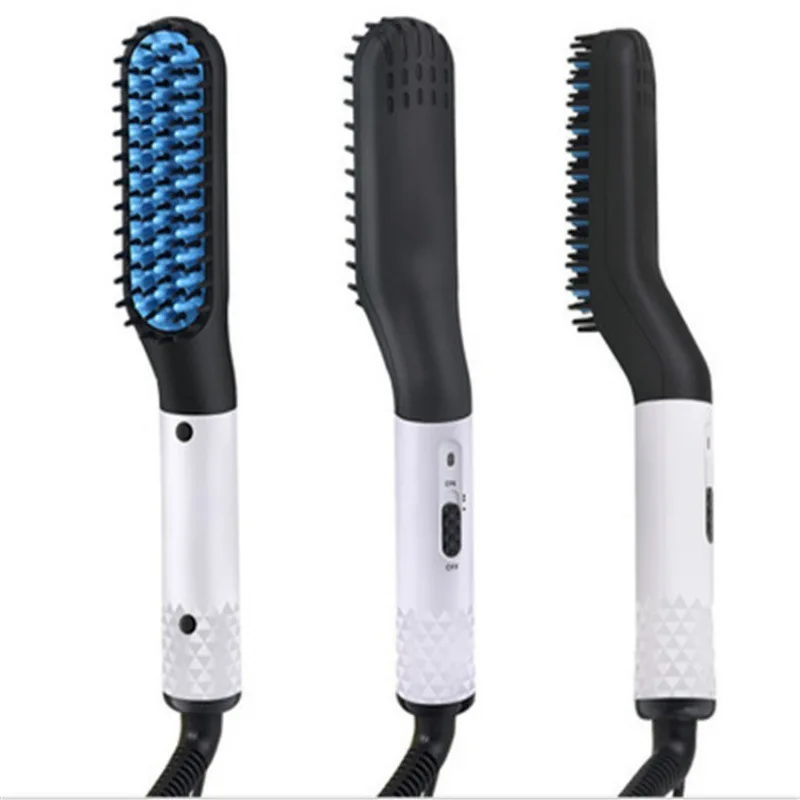 Electric hair straightening comb suitable for both men and women. Negative ion heating comb. image 6