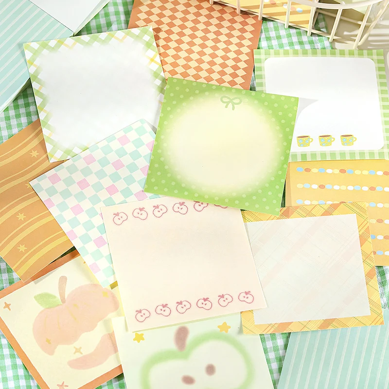 120sheets Retro Lines Grid Texture Message Notes Material Paper School Office Supplies DIY Scrapbook Handmade Craft Paper