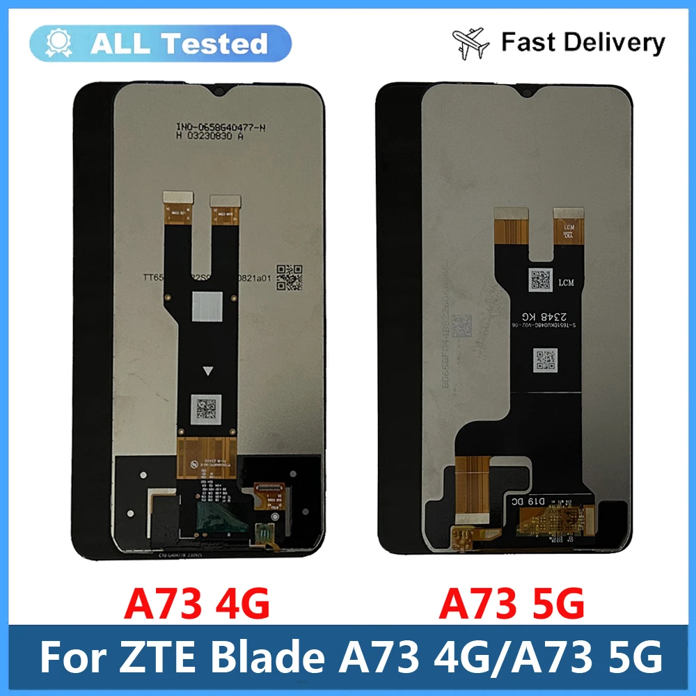 

6.52 inch For ZTE Blade A73 5G LCD And Touch Screen Combo Assembly 6.6 inch For ZTE Blade A73 4G LCD Display Sensor Screens