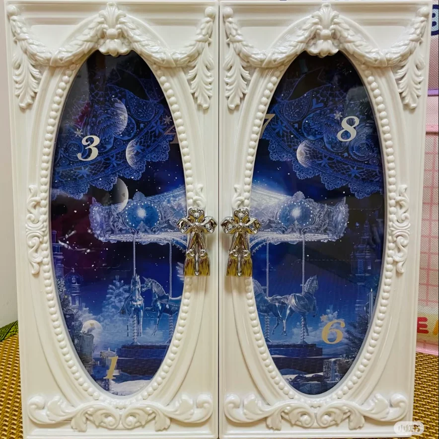 Flowerknows Butterfly Cloud Box Strawberry Cupid Desktop Empty Box Showcase Does Not Include Cosmetics Makeup Case