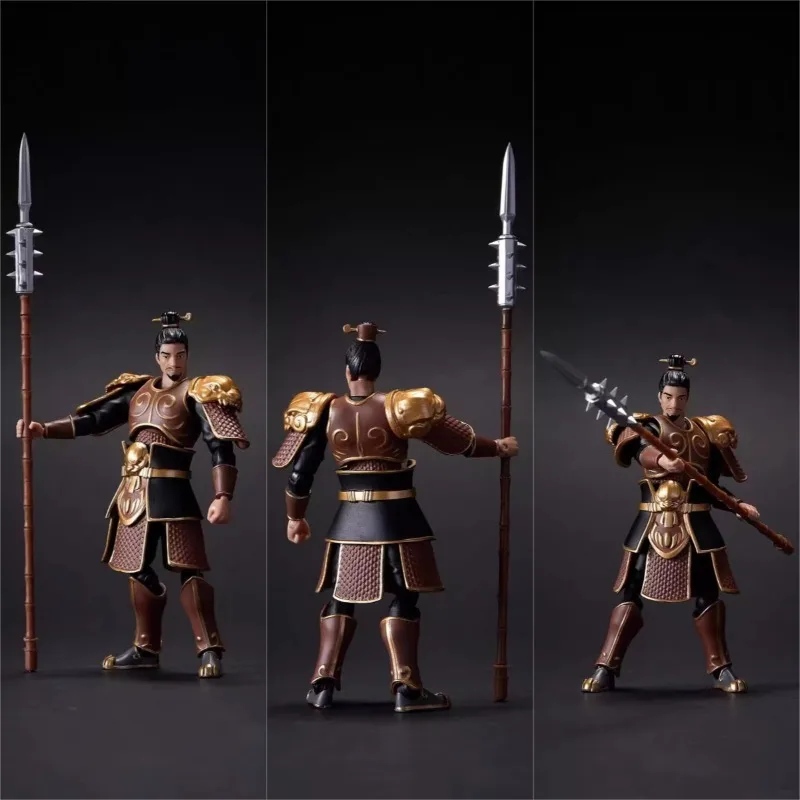 Model lalki w skali 1/18 z chińskich postaci z czasów Trzech Królestw: Zhao Yun, Gong Sun Zan, pasujący do figurek akcji 3,75 cala, jako ozdoba.