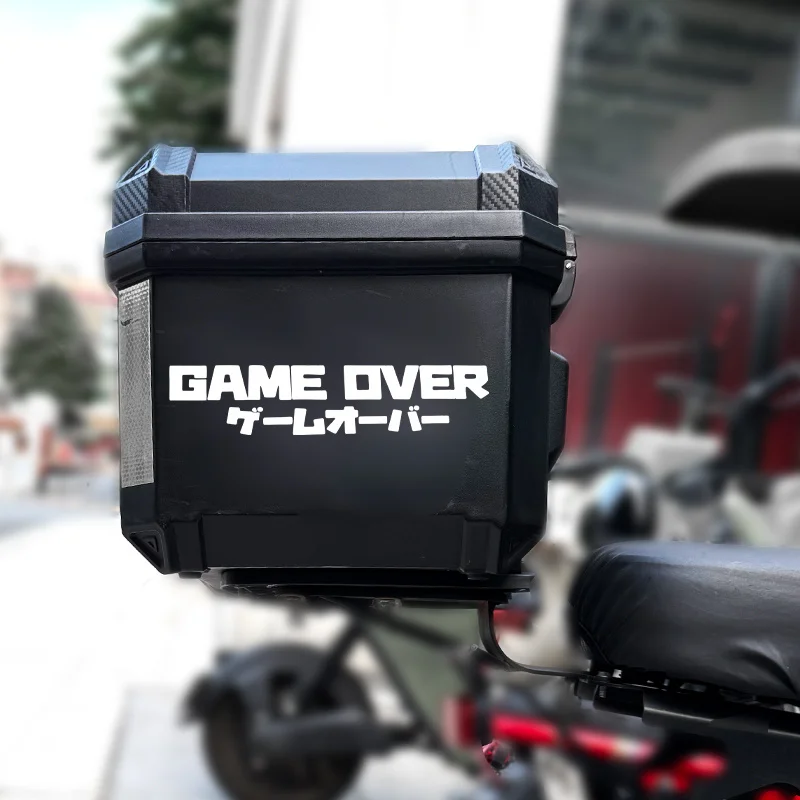 

Game Over Retro Game Vinyl Sticker, Holographic & Multi-color, Waterproof, for Car Motorcycle Laptop Game Gear