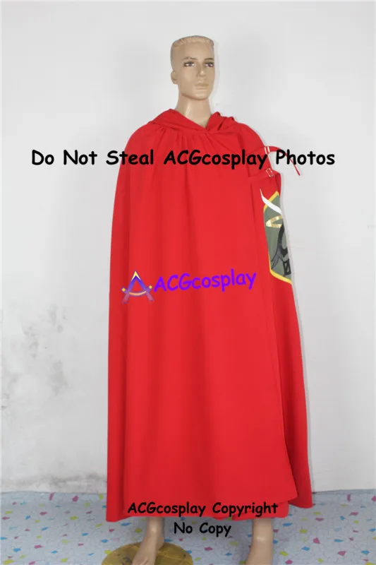 X Kamui Shiro Cosplay Costume big cape and small bag acgcosplay red version