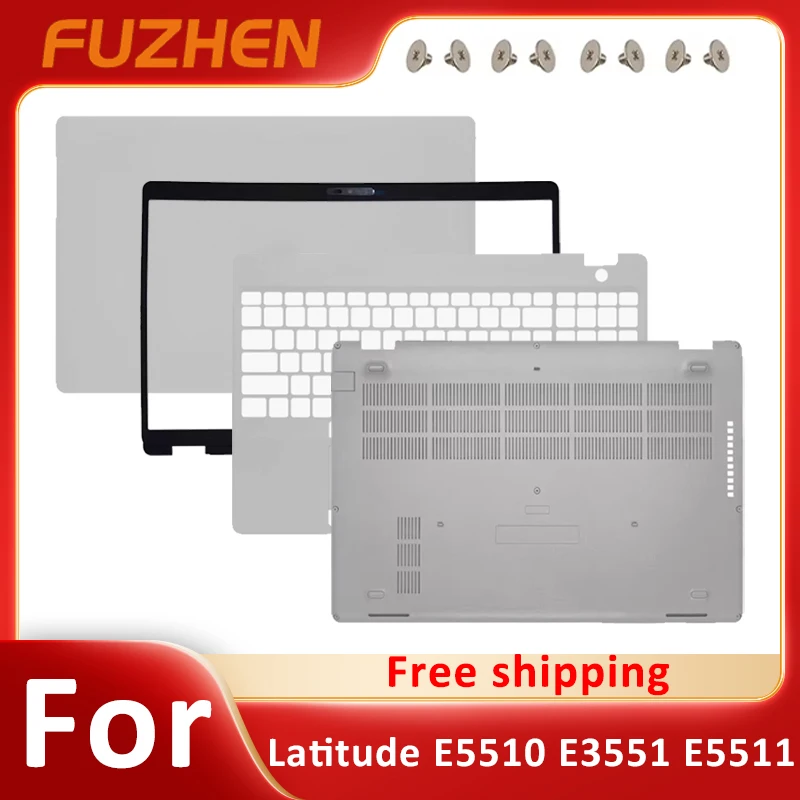 

New Replacement Laptop Case For Latitude E5510 E3551 E5511 LCD Back Cover Front Bezel Palmrest Top Lower Bottom Case