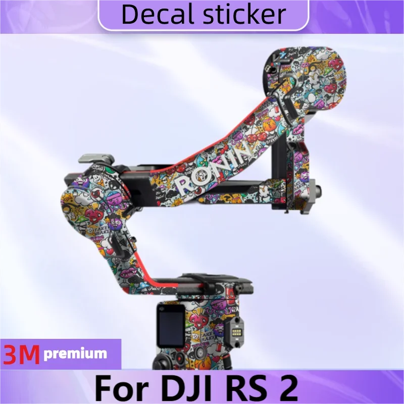 

For DJI RS2 Anti-Scratch Sticker Coat Wrap Protective Film Body Protector Skin Cover RONINs2