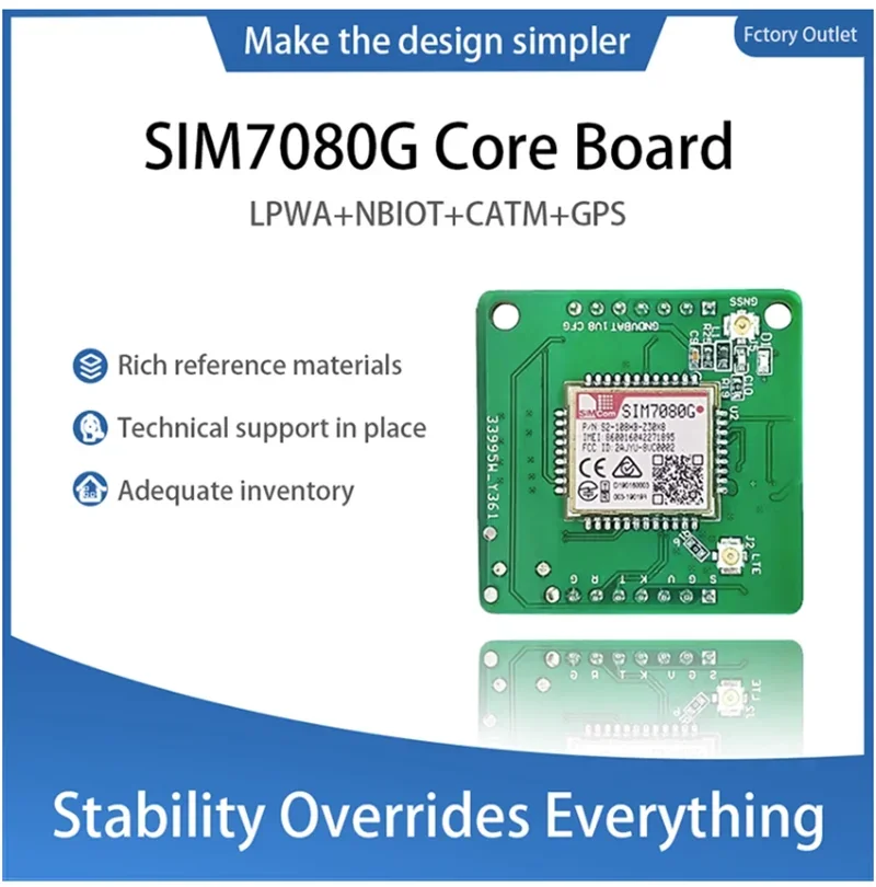 

Модуль SIM7080G LTE CAT-M NB-IoT, коммутационная плата NB-IOT SIM7080G 1 шт.