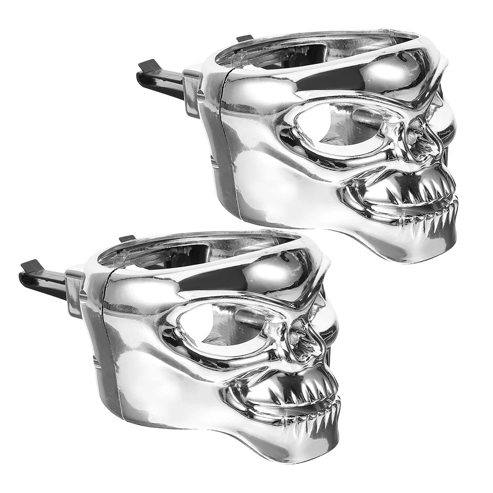 

2Pcs Car Cup Holder Skull Shape Air Vent Adjustable Drink Holder Multifunctional Vehicle Cup Rack for Trucks Suvs Car