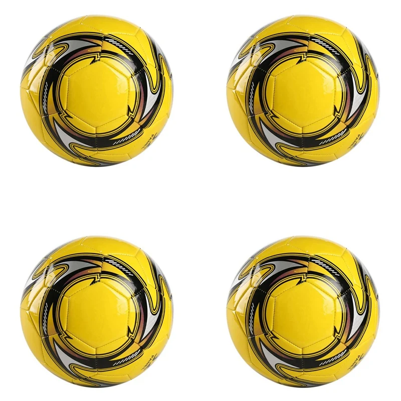

ELOS-4X train Leather Soccer Ball Size 5 train Match Football Non-Slip Football Game Indoor Outdoor Football