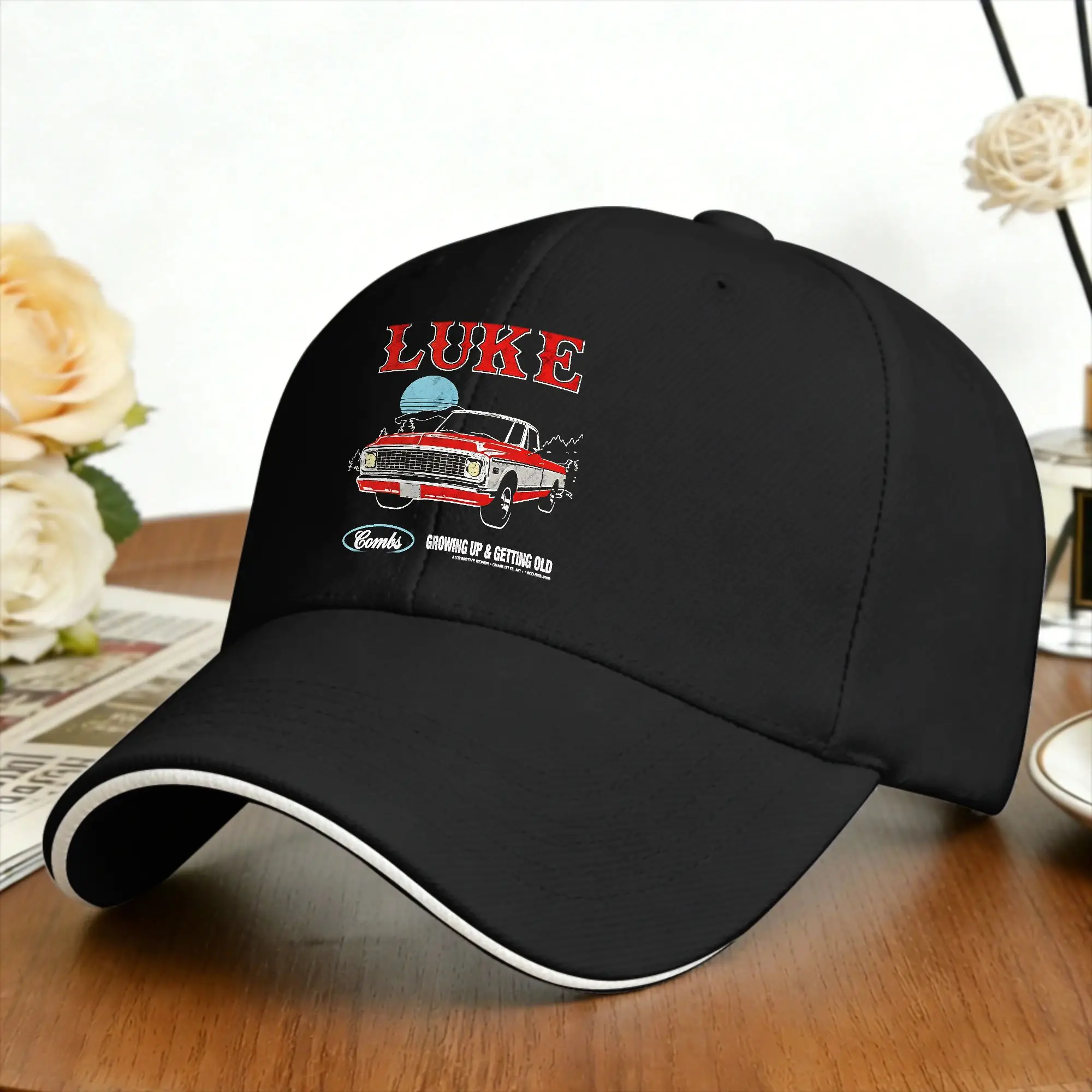 Luke Combs My Kinda Saturday Night Tour  Baseball Cap  Outdoor Gym Adjustable Hip Hop Hats Fashion Baseball Caps