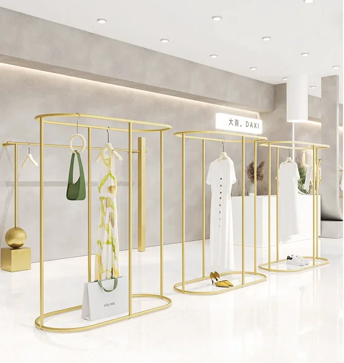

Clothes display rack wrought iron gold round clothes rack clothes display rack