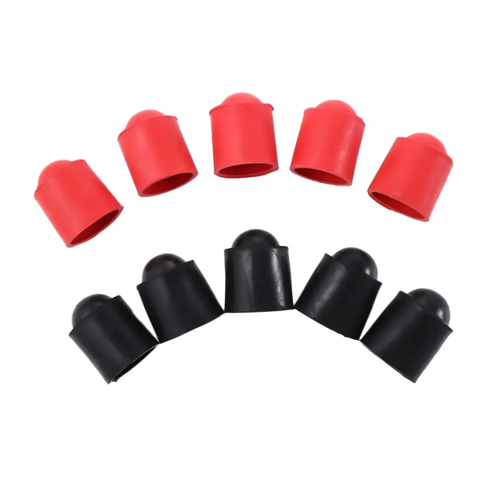 5pcs Cue Tip Cover Cue Tip Cap Rubber Billiards Pool Cue Tips Billiards Cues Stick Protection Cap Snooker Billiard Accessory