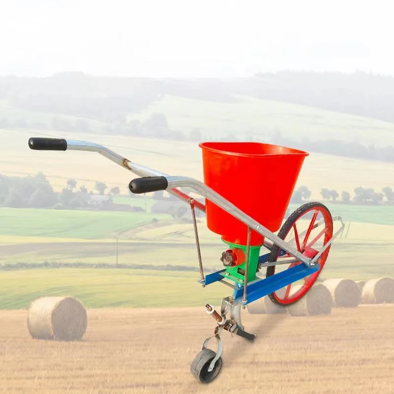 

2025Manual Hand Push Corn Planter Fertilizer Spreaders Seeders