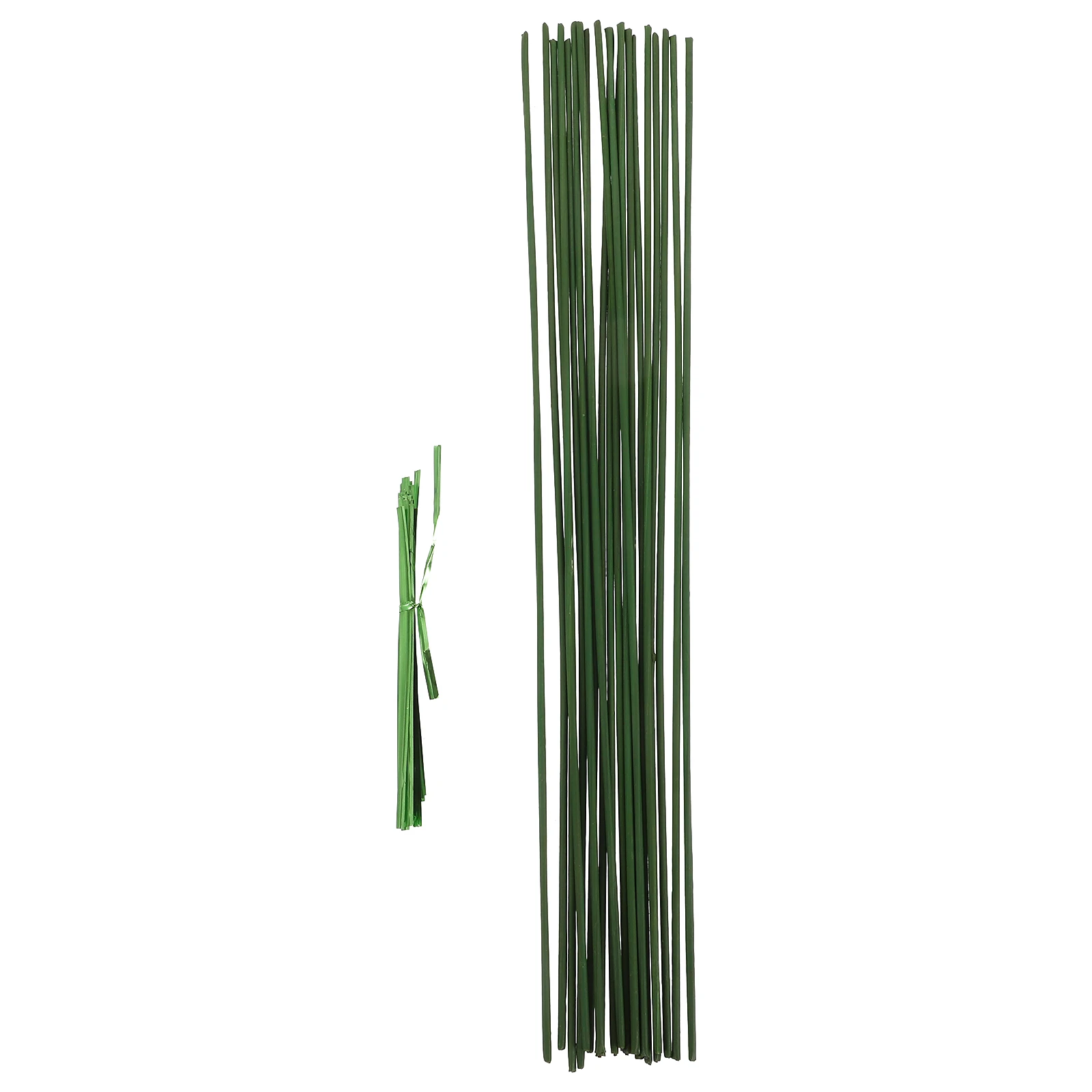 

20 Pcs Plant Support Stakes Single Stem Garden Trellis Adjustable for Climbing Plants Potted Flowers Metal Plastic