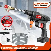 High Pressure Car Wash Water Gun Washer Spray Nozzle Home Garden Cleaning Car Washing Cleaner Machine For Makita 18V Battery