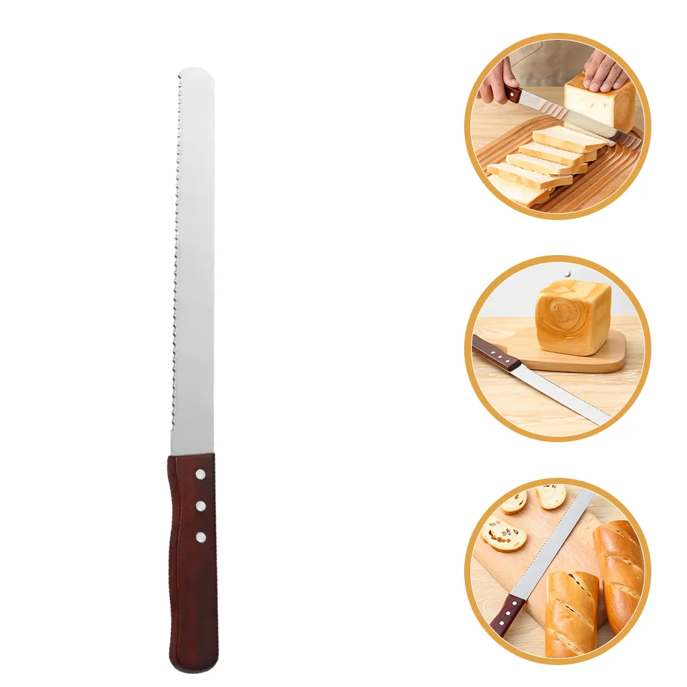 

Bread Knife for Homemade Sourdough Slicer Maker Scoring Tool Cake Stainless Steel Cutting Engraved Cakecutter Toast