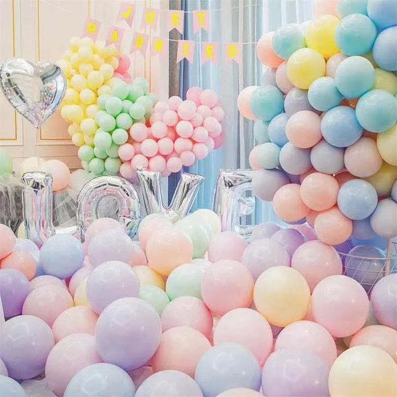 10 Uds Globos de látex Pastel caramelo boda fiesta decoración de cumpleaños Globos decoración de Baby Shower Globos de aire