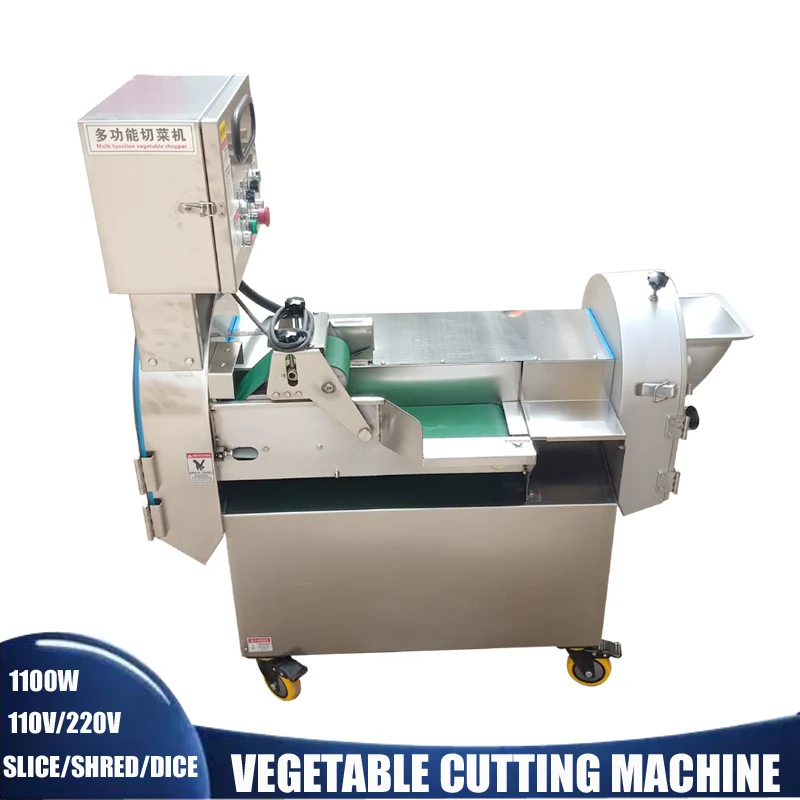 

Automatic Vegetable Cutting Machine Commercial Green Onion Chopped For Leek Pickled Cabbage Vegetable Shredded Slices Dicer Mac