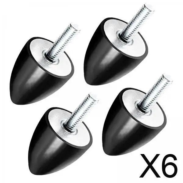 

6x 4x Rubber Shock Absorber Damper Rubber Mount Isolators for Water