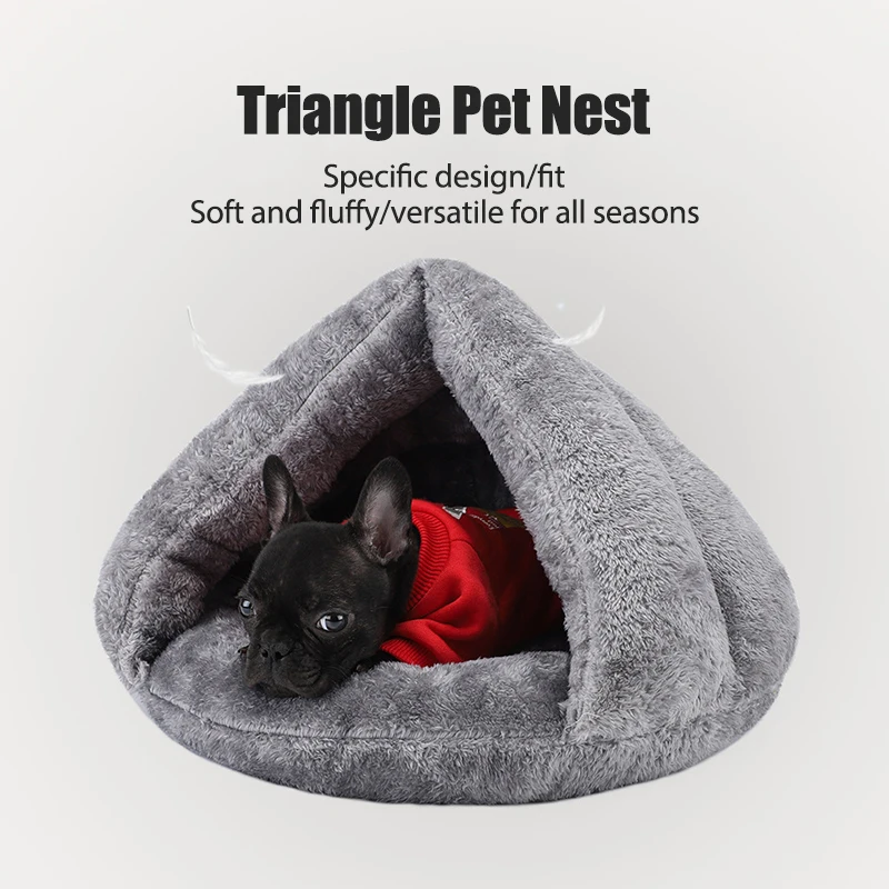 

Warm Bed Pet Puppy House Winter Dog Cushion Mat Indoor Basket Cave Kennel Nest S Products For Pets Cama De Gato