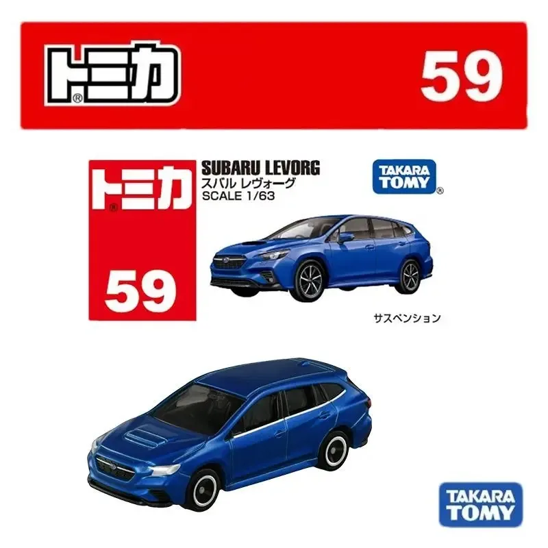 

TAKARA TOMY литая под давлением модель автомобиля из сплава, игрушка Subaru Legacy 59, красная, белая коробка, подарочная коллекция
