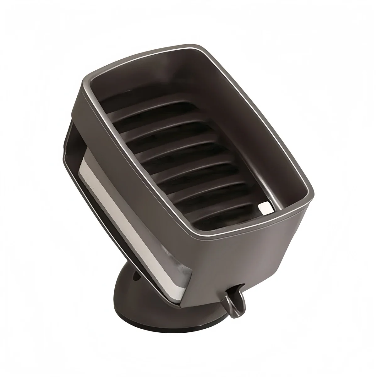 Soap Dish With Suction Cup Drain For Sink Use Includes Sponge Holder For Organized For Bathroom And Kitchen Spaces