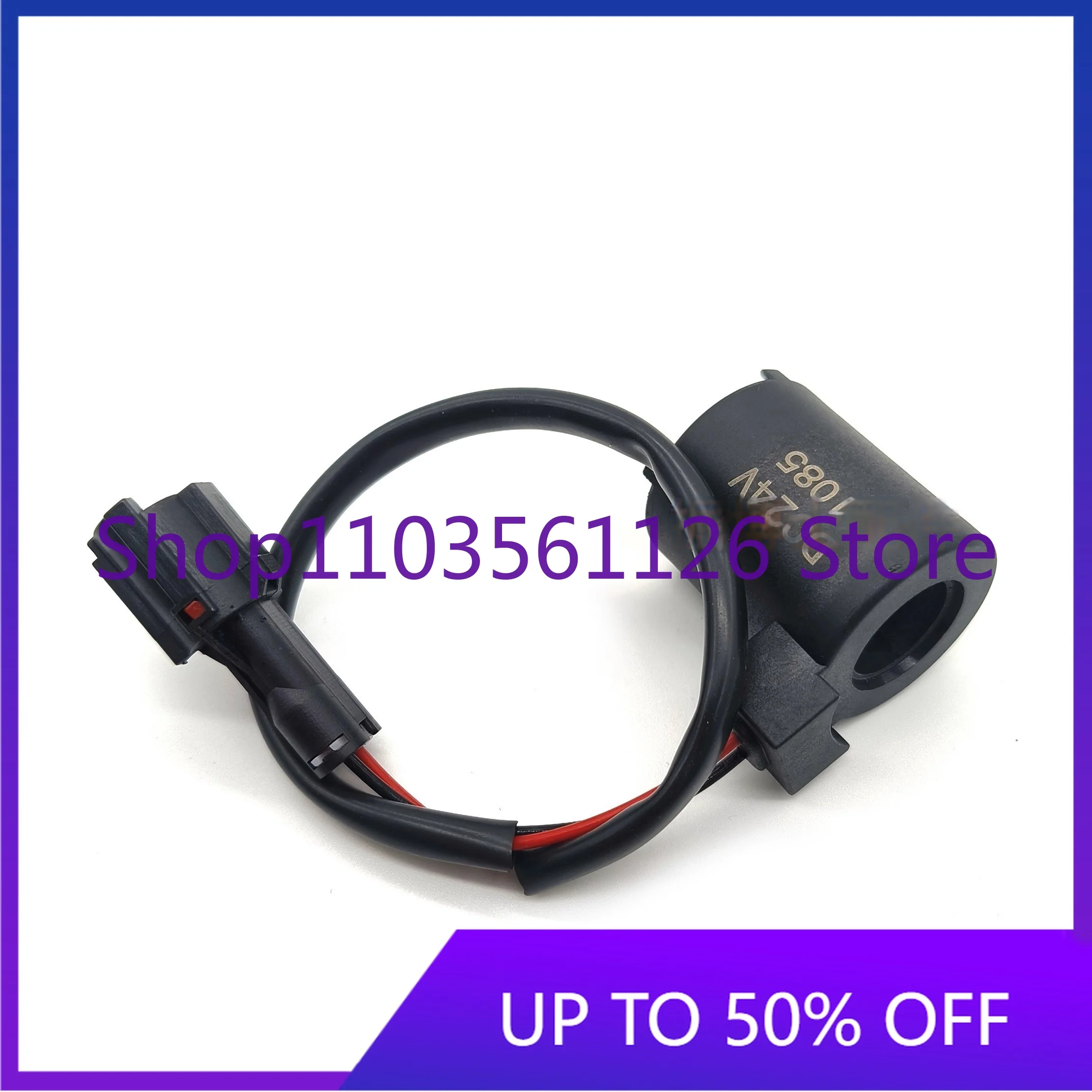 

VIO20/40/55 High Quality Excavator Rotary Safety Lock Solenoid Valve Coil 12V 24V